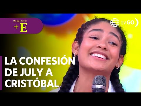 July le confiesa a Cristóbal que le gusta | Más Espectáculos (HOY)