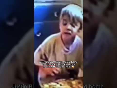 Justin Bieber sampled his own childhood drumming on “DADZ LOVE” 🥁🖤