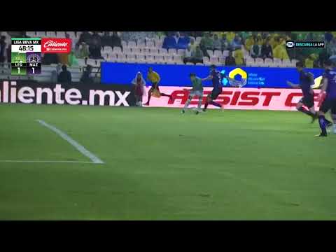 Gol de Ángel Mena | León 1-1 Mazatlán | Liga BBVA MX - Apertura 2023 - Jornada 4