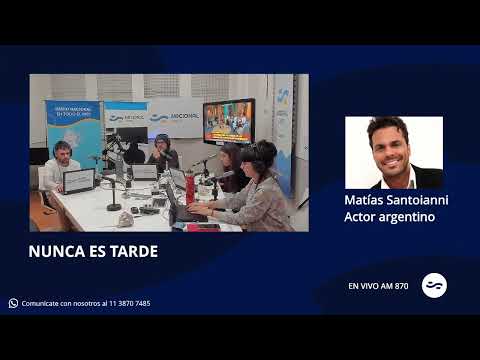 Matías Santoianni Actor argentino sobre el cumple de Sandro