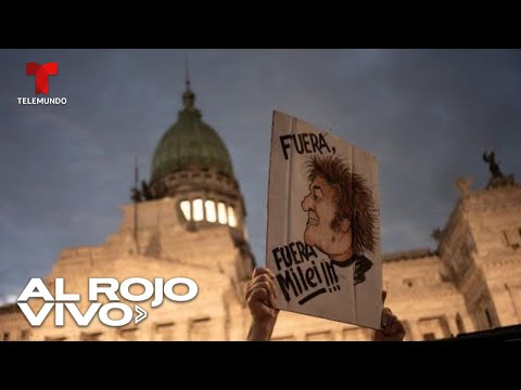 Huelgas en Argentina contra las reformas del presidente Milei | Al Rojo Vivo