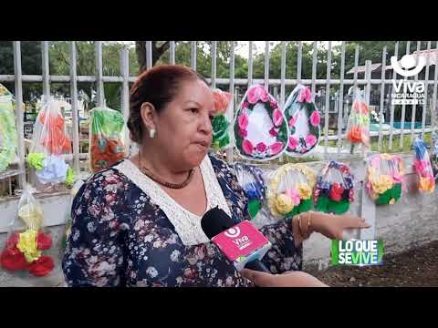 Estelí: comerciantes de flores dinamizan su economía en los campos santos