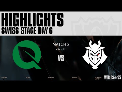 FLY vs G2 매치 하이라이트 | 스위스 Day6 | 2025 월드 챔피언십