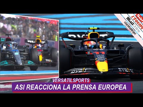 ASI REACCIONA PRENSA EUROPEA a CARRERA de CHECO PEREZ GRAN PREMIO de FORMULA 1 FRANCIA