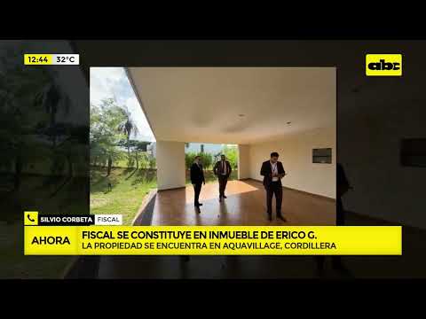 Erico Galeano: fiscal se constituyó en lujosa residencia para tasar la propiedad