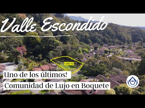 Compra último lote en Valle Escondido Boquete – Construye la casa de tus sueños. 6981.5000