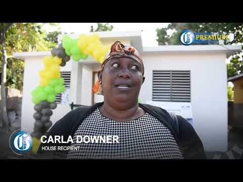Prime Minister Andrew Holness Hands Over Six Houses