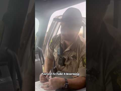Why Truck Drivers Should Challenge Warnings: My Experience with a Police Officer #fyp #shorts