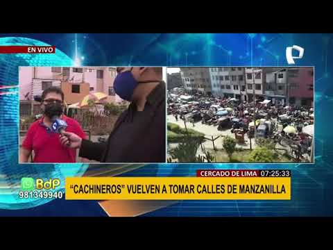 Desorden y caos: ‘Cachineros’ vuelven a invadir calles de Manzanilla