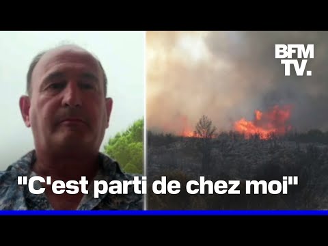 Aude: la désolation d'Alain Coste, maire de Ribaute, la commune d’où est parti l’incendie
