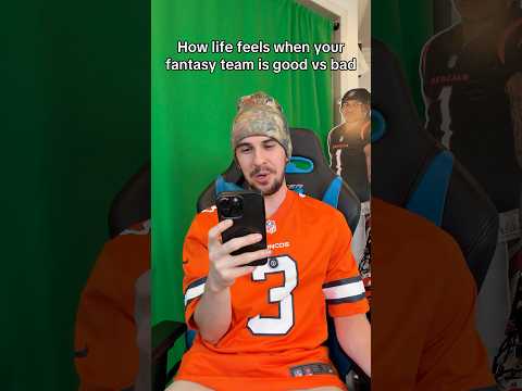<strong>How</strong> life feels when your fantasy team is good vs <strong>bad</strong>🤣