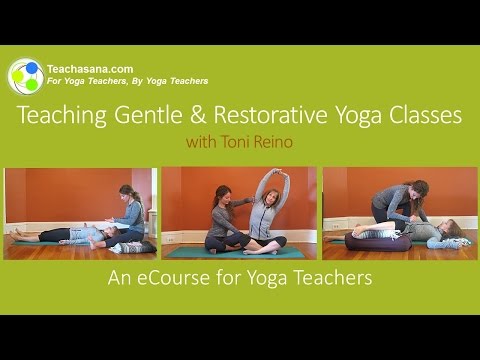 Teaching Gentle & Restorative Yoga Classes