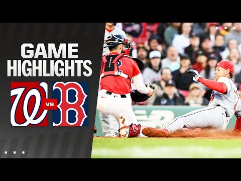 Nationals vs. Red Sox Game Highlights (5/10/24) | MLB Highlights video clip