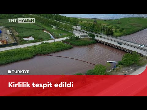 Kiraz Deresi’nin rengi değişti