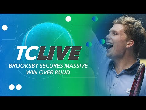 Jenson Brooksby KNOCKS OUT 2-seed Ruud in four sets | Tennis Channel Live