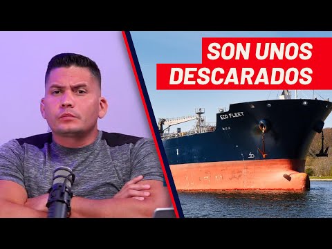 DE LOCOS  Se retira el barco cargado de petróleo sin descargar!!