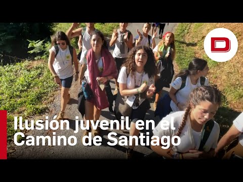 La ilusión de 36 jóvenes en el Camino de Santiago