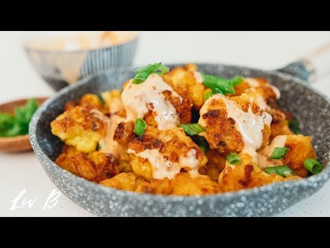 Bang Bang Cauliflower (easy vegan appetizer idea!) | Liv B