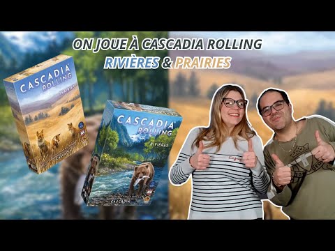 { Règles Et Partie } ON JOUE À CASCADIA ROLLING RIVIÈRES & PRAIRIES | Jeu De Société | Lucky Duck