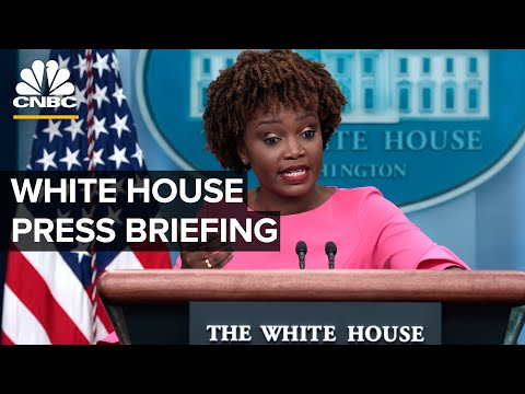 LIVE: White House press secretary Karine Jean-Pierre holds a briefing with reporters — 8/5/22