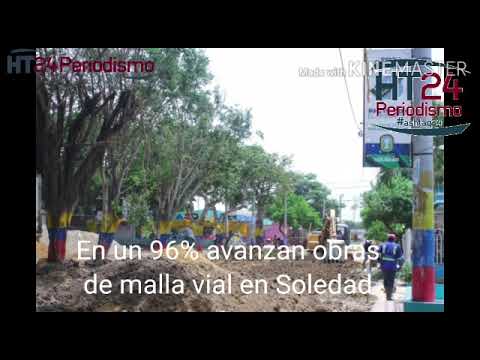 En un 96% avanzan obras de malla vial en el municipio de Soledad