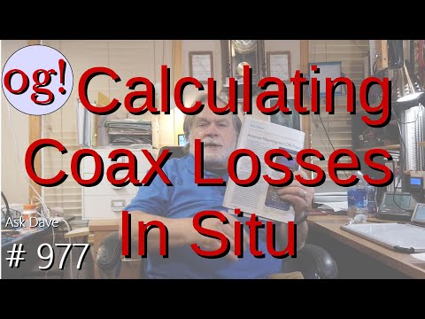 Calculating Coax Losses in Situ (#977)
