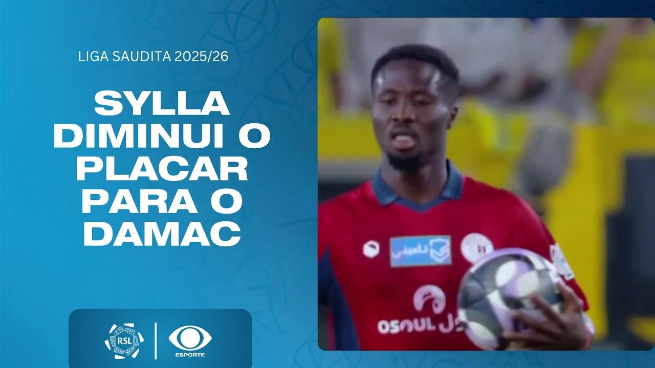 Sylla, de pênalti, diminui para o Damac contra o Al Nassr