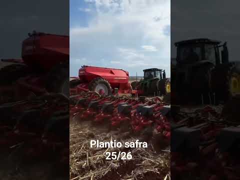 Choveu, plantou! #2026 #rioverde #goiás #agro #catolico #brasil #goiânia #safra #plantio #colheita