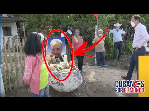 ¡Miseria e ignorancia! Cubanos viralizan imagen de un supuesto ritual al dictador Fidel Castro