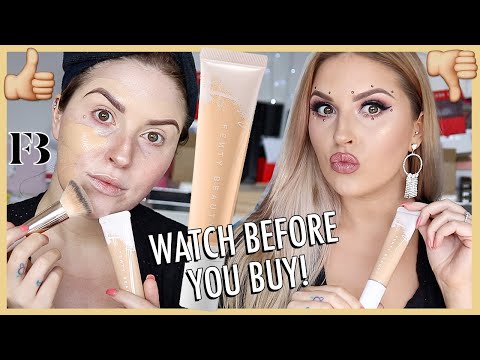 over hyped"" ? FENTY hydrating foundation review + FIRST IMPRESSIONS