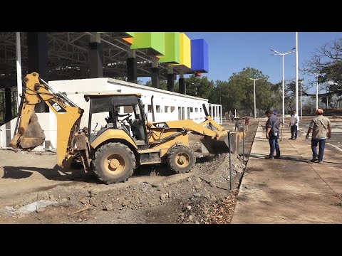 Managua  avanzan las obras de reconstruccio?n del Parque las Piedrecitas
