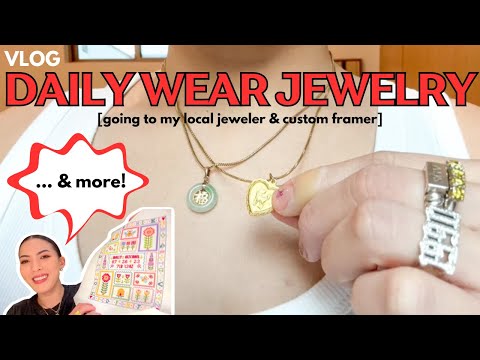 my daily wear jewelry + running errands | VLOG!