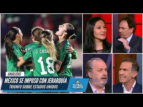HISTÓRICO TRIUNFAZO de México sobre Estados Unidos en la Copa Oro femenina 2024 | Futbol Picante