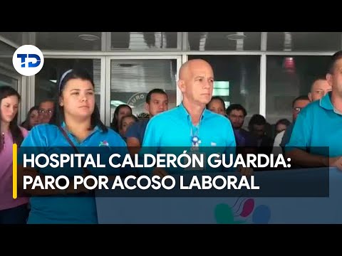 Paro de trabajadores del Hospital Calderón Guardia; denuncian abusos