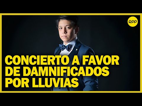 Lluvias en Perú: Concierto del tenor Iván Ayón y Orquesta Sinfónica Nacional a favor de damnificados