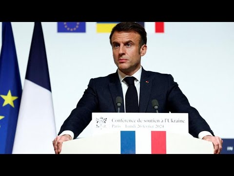 Guerre en Ukraine : Emmanuel Macron appelle les alliés de l'Ukraine à un sursaut
