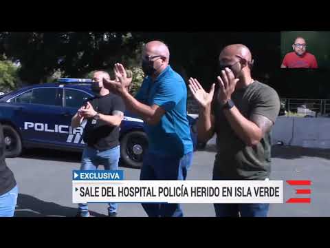 Dan de alta a policia sobreviviente en lo ocurrido en Isla Verde