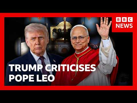 Americans react to President Donald Trump’s feud with Pope Leo XIV | BBC News