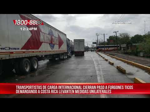 Transportistas nicaragüenses denuncian saqueos de sus unidades en Costa Rica - Nicaragua