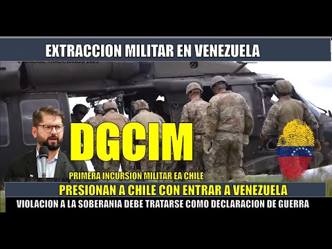 URGENTE! DGCIM hizo la incursion militar en Chile piden entrar a Venezuela caso de Ronald Ojeda
