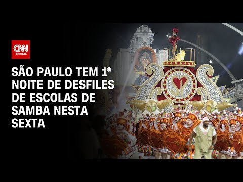 ​1º dia de desfiles de escolas de samba acontece hoje em São Paulo | CNN 360°