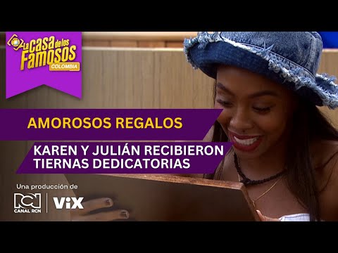 Karen y Julián fueron sorprendidos con valiosos regalos | La casa de los famosos Colombia