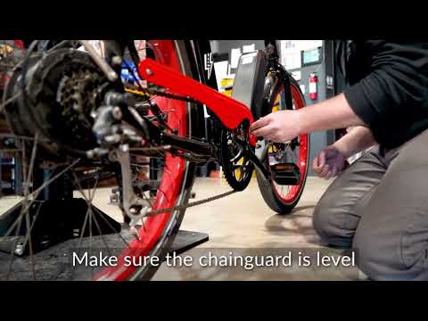 How to install a chainguard to your bike / how to remove your chainguard
