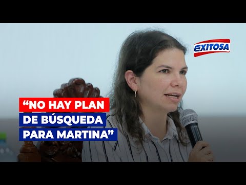 Ministra de la Mujer sobre Gabriela Sevilla: “No hay plan de búsqueda para Martina”