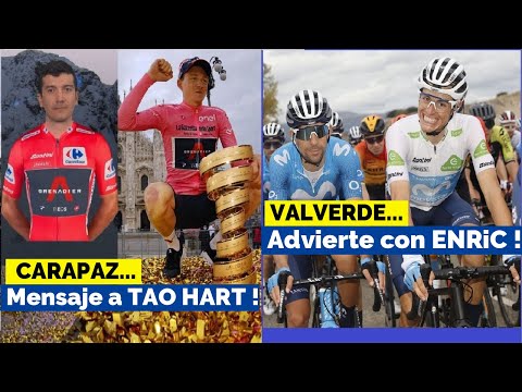 Ciclismo ? de CARAPAZ a GEOGHEGAN HART - VALVERDE Advierte sobre ENRIC MAS...