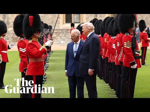 Trump makes unprecedented second state visit to Britain – watch live