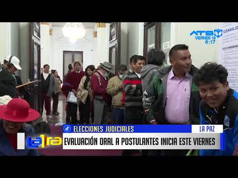 Elecciones judiciales: inician evaluaciones orales para postulantes este viernes