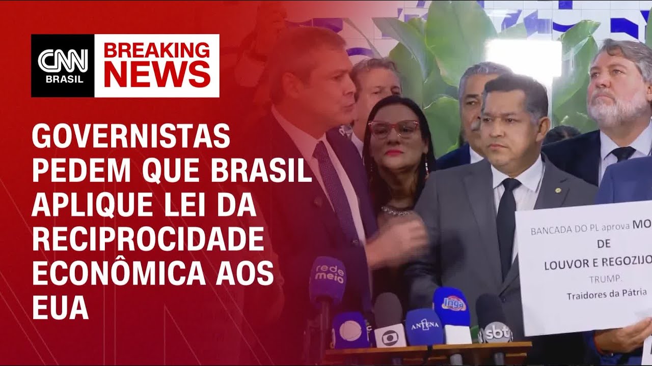 Governistas pedem reciprocidade às tarifas de Trump | CNN ARENA