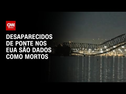 Desaparecidos de ponte nos EUA são dados como mortos | CNN PRIME TIME