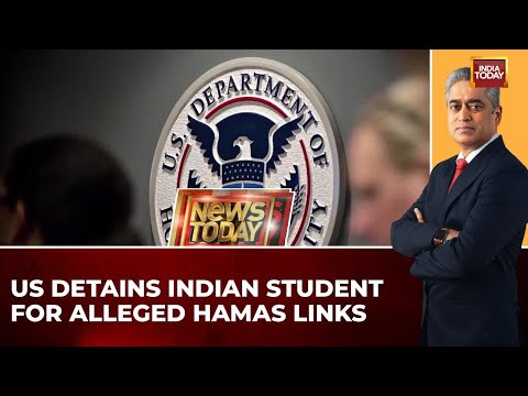 Indian Student Faces Deportation from US over Alleged Hamas Support | News Today | Rajdeep Sardesai